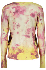 DESIGUAL WOMEN'S YELLOW SWEATER