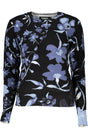 DESIGUAL BLACK WOMEN'S SWEATER
