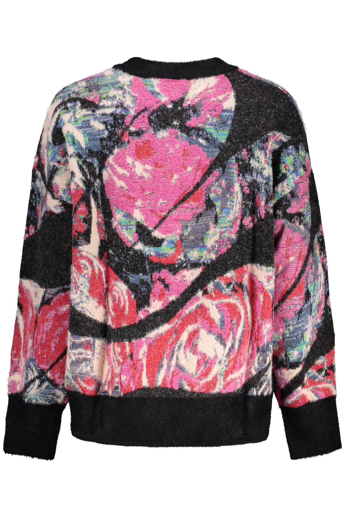 DESIGUAL WOMEN'S BLACK SWEATER