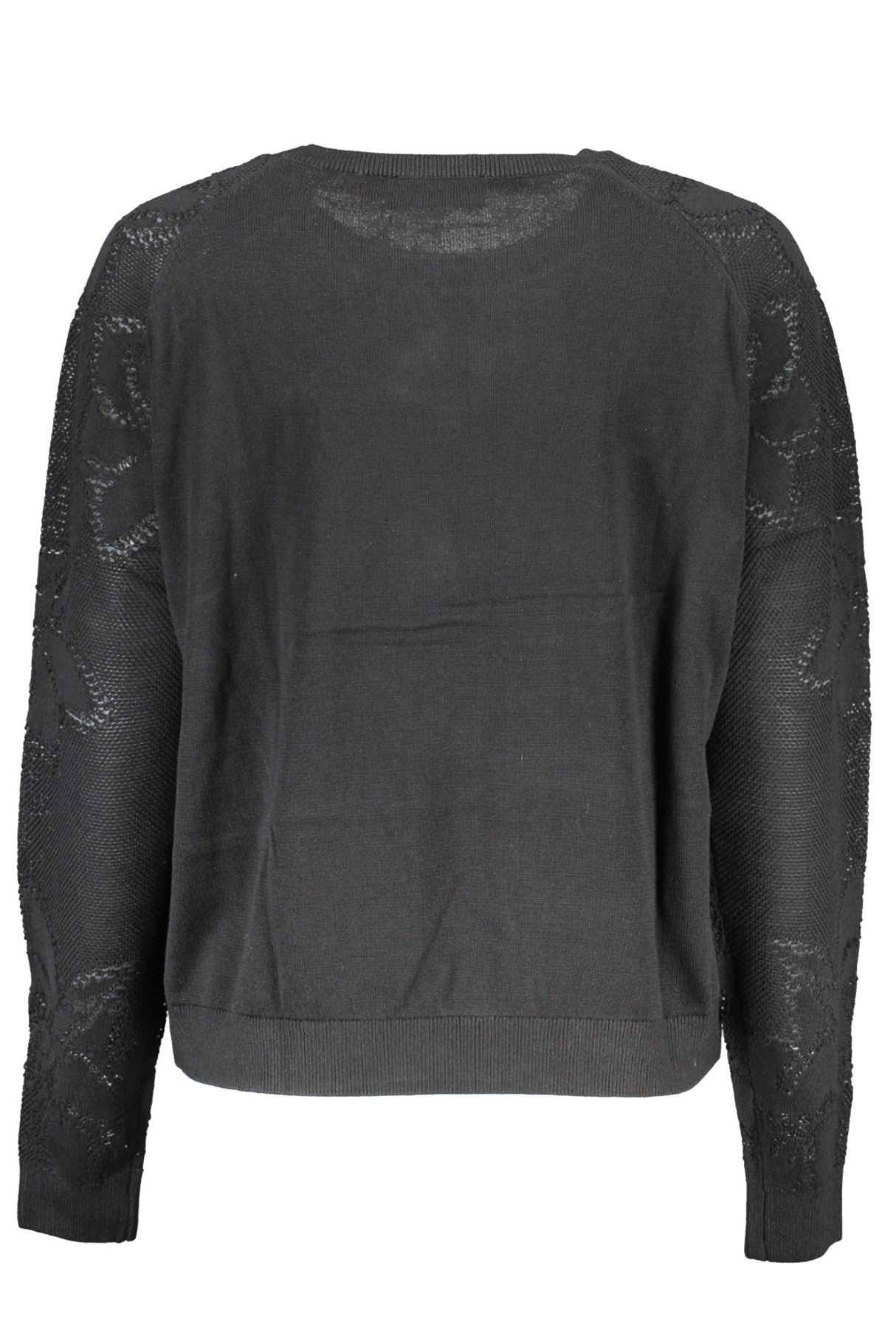 DESIGUAL BLACK WOMEN'S SWEATER