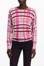 DESIGUAL WOMEN'S PINK SWEATER