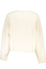DESIGUAL WHITE WOMEN'S SWEATER
