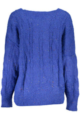 DESIGUAL BLUE WOMEN'S SWEATER