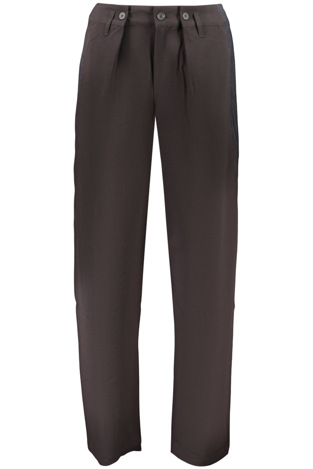 DESIGUAL WOMEN'S BLACK TROUSERS