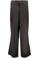 DESIGUAL WOMEN'S BLACK TROUSERS
