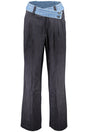 DESIGUAL WOMEN'S BLACK TROUSERS