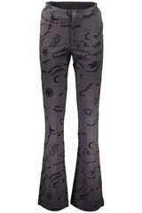 DESIGUAL WOMEN'S BLACK TROUSERS