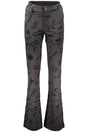 DESIGUAL WOMEN'S BLACK TROUSERS