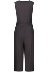DESIGUAL WOMEN'S BLACK TROUSERS