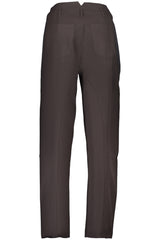 DESIGUAL WOMEN'S BLACK TROUSERS