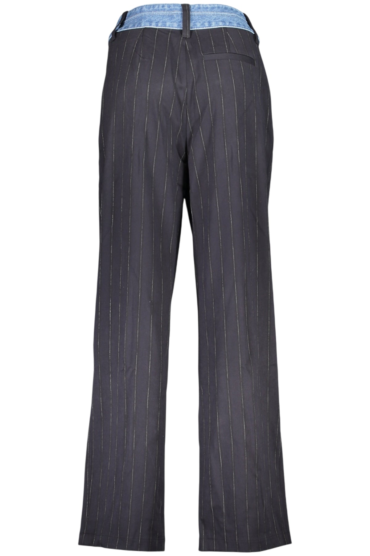 DESIGUAL WOMEN'S BLACK TROUSERS