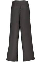 DESIGUAL WOMEN'S BLACK TROUSERS