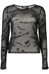 DESIGUAL WOMEN'S BLACK TROUSERS