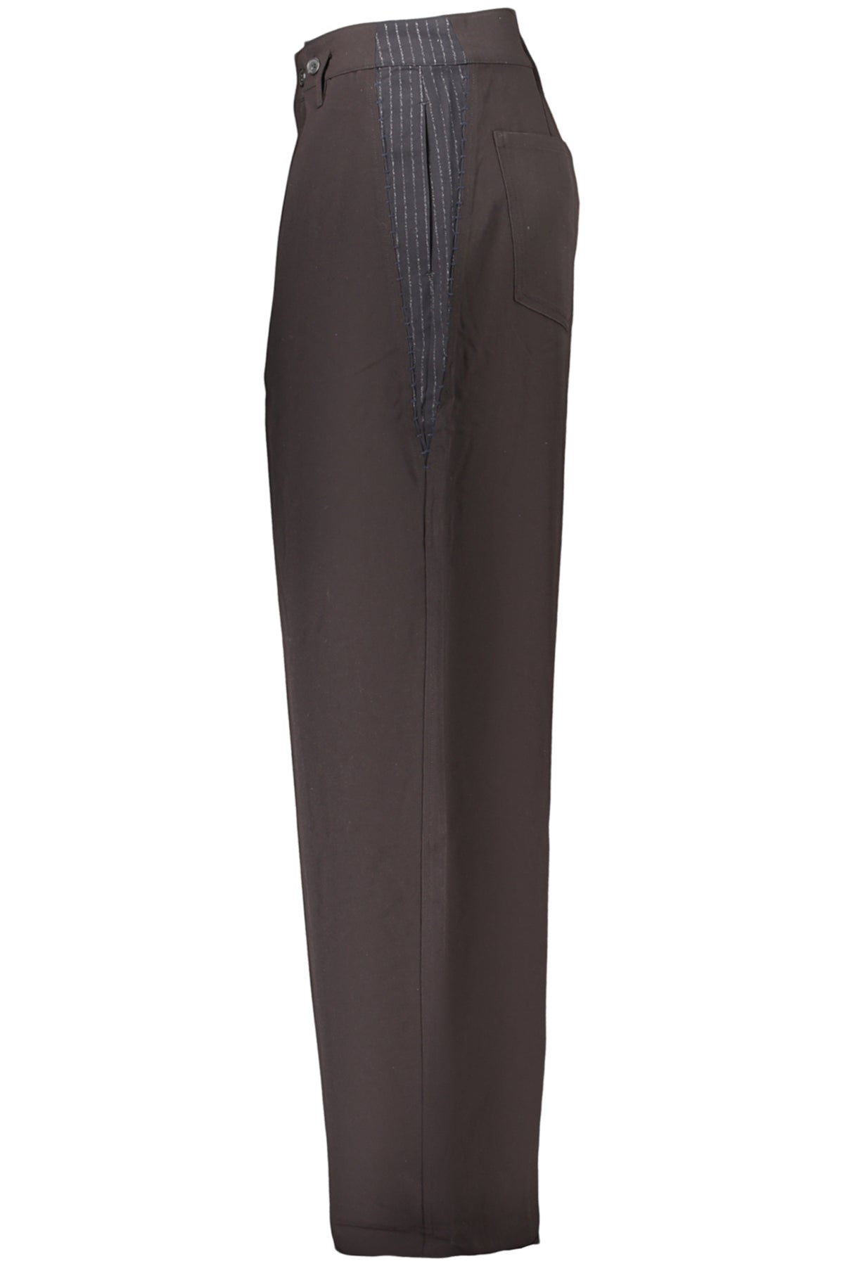 DESIGUAL WOMEN'S BLACK TROUSERS