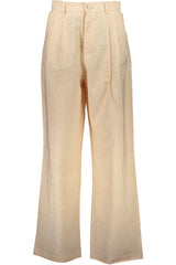 DESIGUAL PINK WOMEN'S TROUSERS