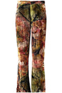 DESIGUAL WOMEN'S GREEN TROUSERS