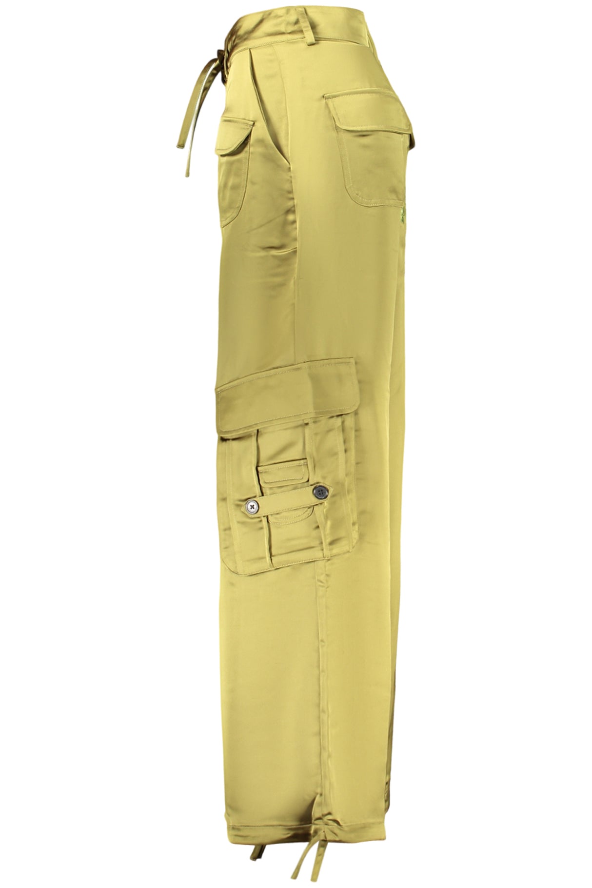 DESIGUAL WOMEN'S GREEN TROUSERS