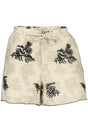 DESIGUAL WOMEN'S BEIGE SHORTS