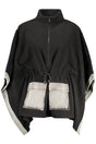 DESIGUAL WOMEN'S BLACK PONCHO