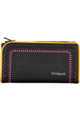 DESIGUAL BLACK WOMEN'S WALLET