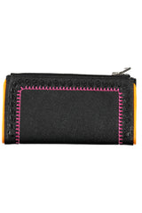 DESIGUAL BLACK WOMEN'S WALLET