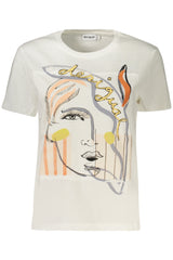 DESIGUAL WOMEN'S SHORT-SLEEVE T-SHIRT WHITE