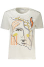 DESIGUAL WOMEN'S SHORT-SLEEVE T-SHIRT WHITE