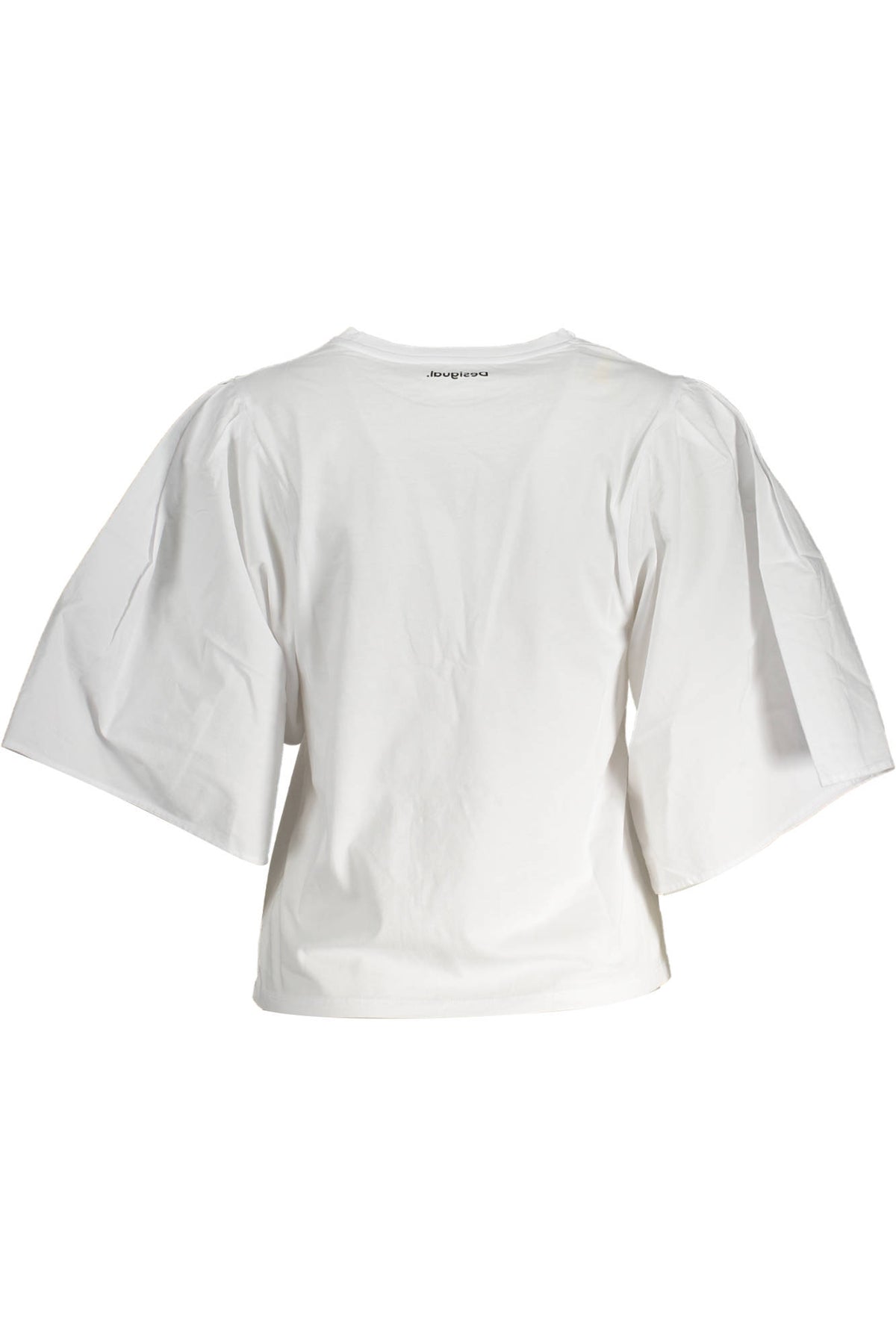 DESIGUAL WOMEN'S SHORT SLEEVE T-SHIRT WHITE
