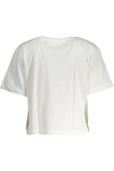 DESIGUAL WOMEN'S SHORT SLEEVE T-SHIRT WHITE