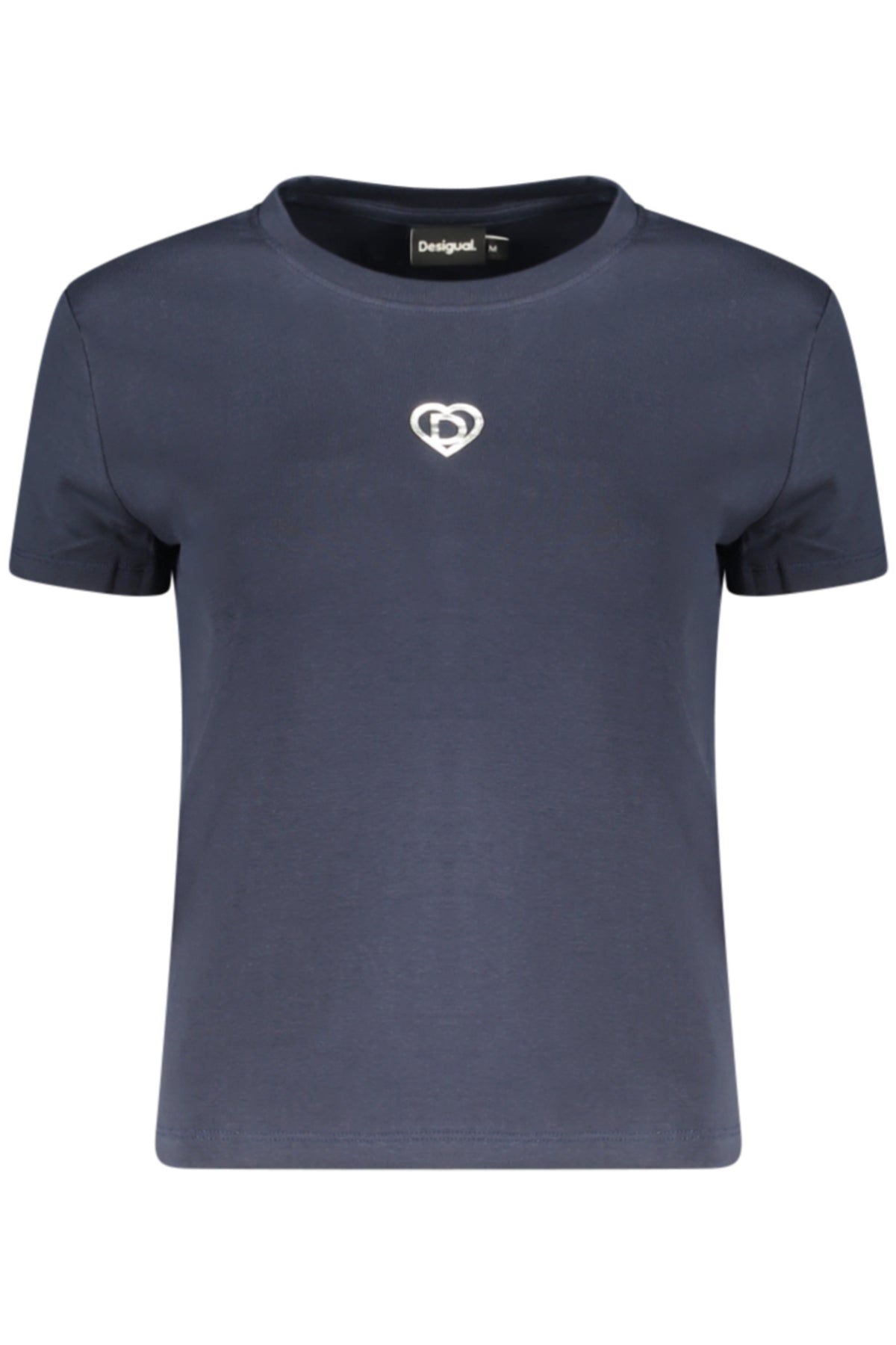DESIGUAL WOMEN'S SHORT-SLEEVE T-SHIRT BLUE