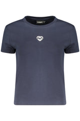 DESIGUAL WOMEN'S SHORT-SLEEVE T-SHIRT BLUE