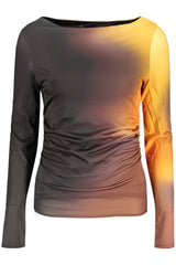 DESIGUAL WOMEN'S LONG-SLEEVED T-SHIRT BLACK