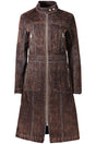 DESIGUAL WOMEN'S BROWN TRENCH COAT