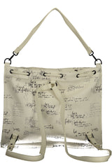 DESIGUAL WOMEN'S WHITE BACKPACK