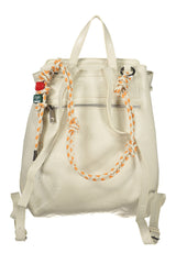 DESIGUAL WOMEN'S WHITE BACKPACK