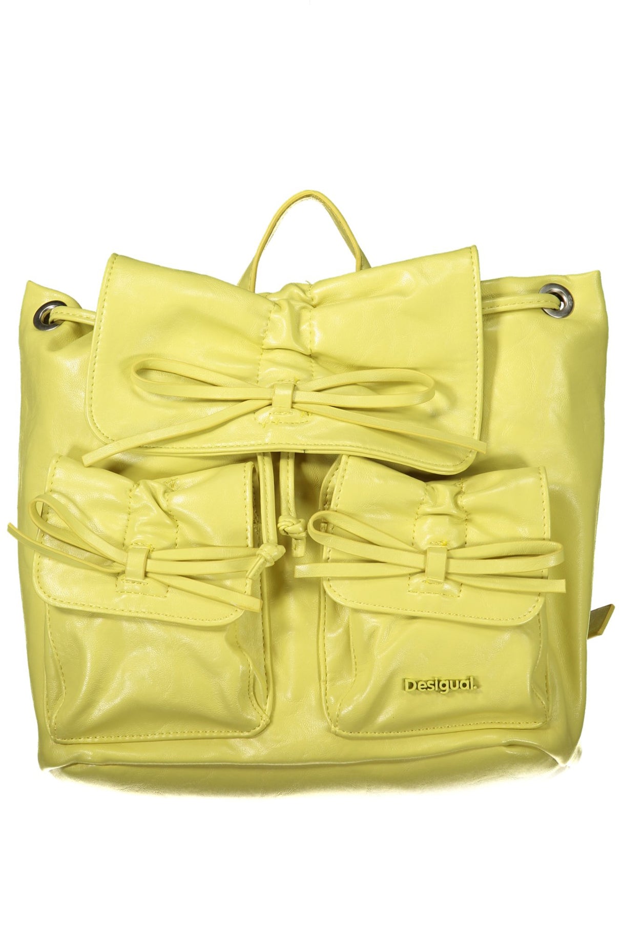 DESIGUAL WOMEN'S YELLOW BACKPACK