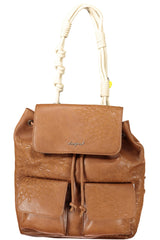 DESIGUAL WOMEN'S BROWN BACKPACK