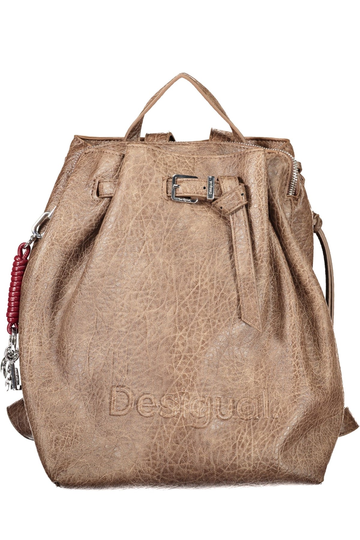 DESIGUAL WOMEN'S BROWN BACKPACK