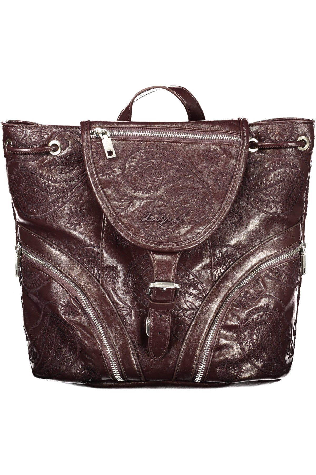 DESIGUAL WOMEN'S BROWN BACKPACK