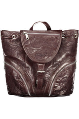 DESIGUAL WOMEN'S BROWN BACKPACK