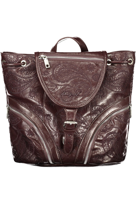 DESIGUAL WOMEN'S BROWN BACKPACK