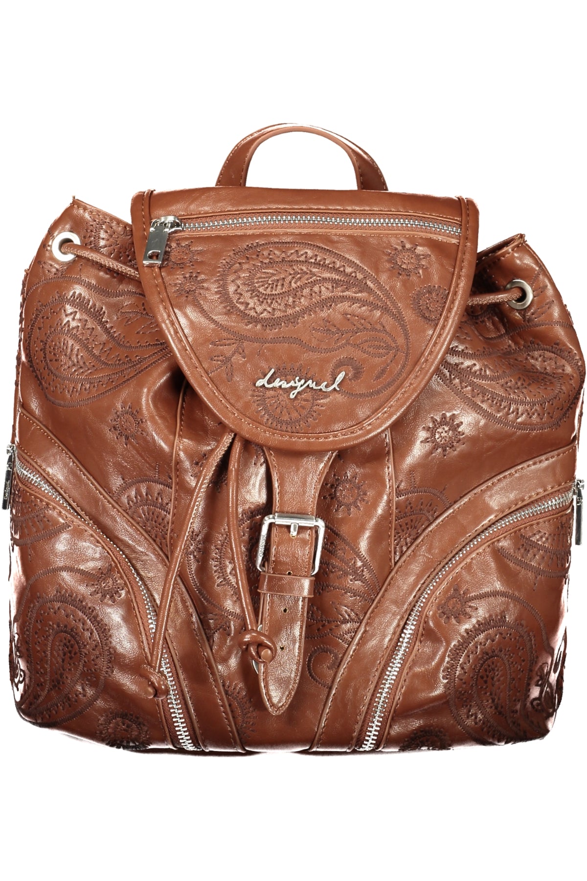 DESIGUAL WOMEN'S BROWN BACKPACK