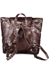 DESIGUAL WOMEN'S BROWN BACKPACK