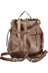 DESIGUAL WOMEN'S BROWN BACKPACK