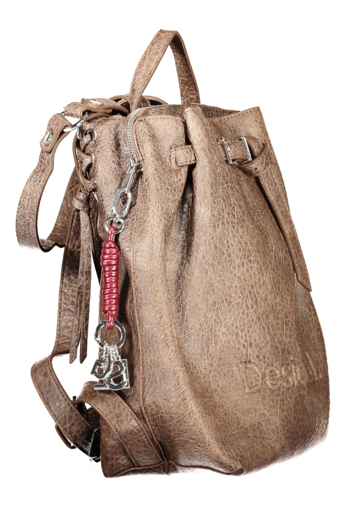 DESIGUAL WOMEN'S BROWN BACKPACK