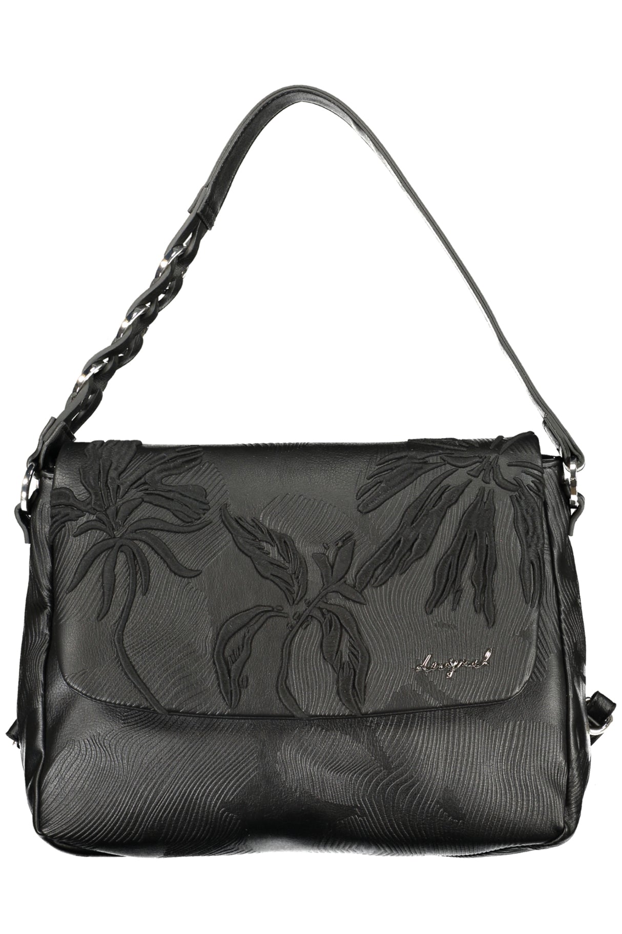 DESIGUAL WOMEN'S BLACK BACKPACK