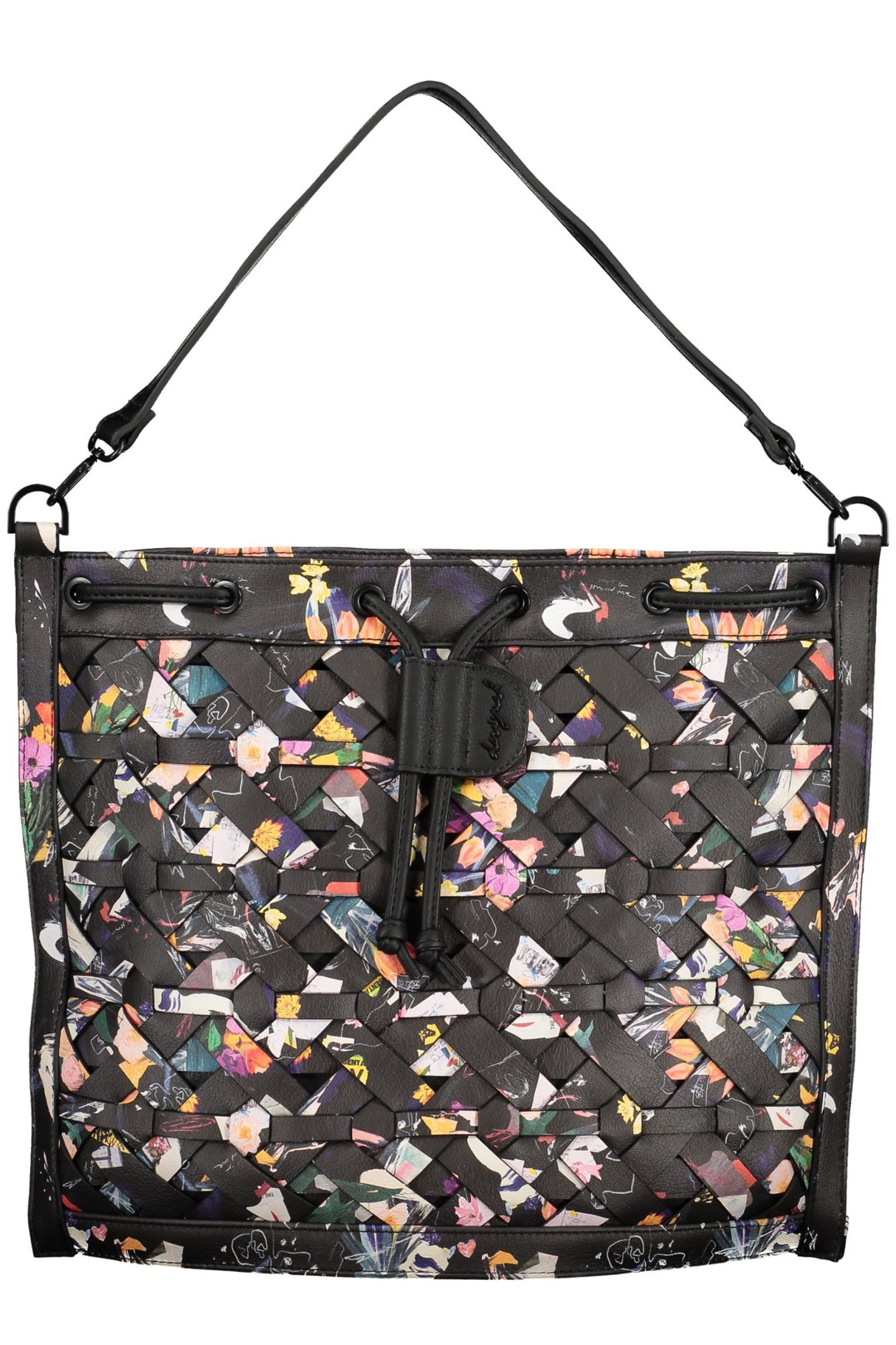 DESIGUAL WOMEN'S BLACK BACKPACK