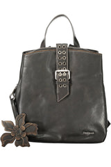 DESIGUAL WOMEN'S BLACK BACKPACK