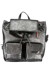 DESIGUAL WOMEN'S BLACK BACKPACK