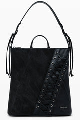 DESIGUAL WOMEN'S BLACK BACKPACK